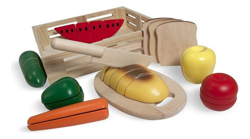Melissa & Doug Cutting Alimentos - Set De Juegos De Alimento