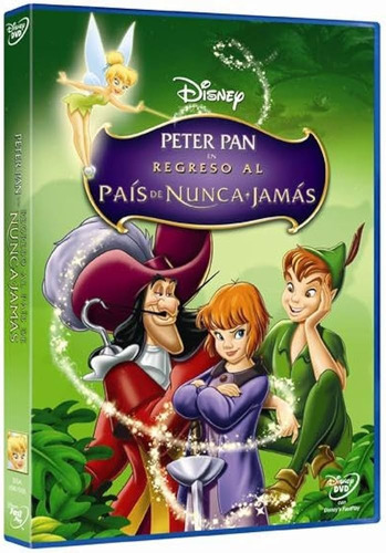 Peter Pan Y El Regreso Al Pais De Nunca Jamas Dvd Roginal