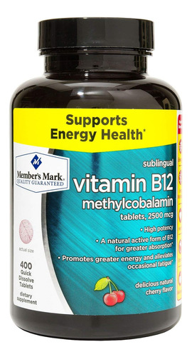 Member's Mark Sublingual Vitamina B12 5000mcg (300 Unidades)