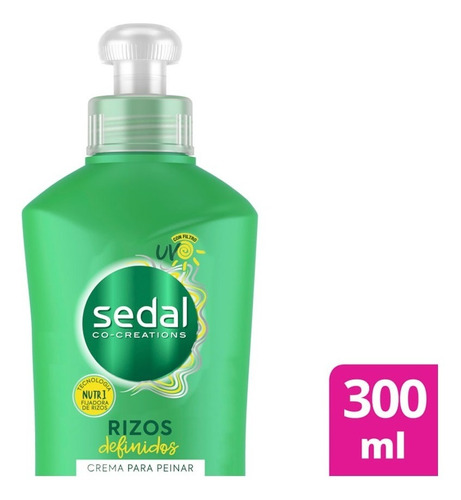 Crema Peinar Sedal Ceramidas / Rizos Definidos / Argan 300ml