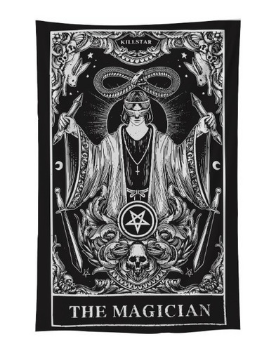 Tapiz Paño Carta De Tarot The Magician El Mago - Grande
