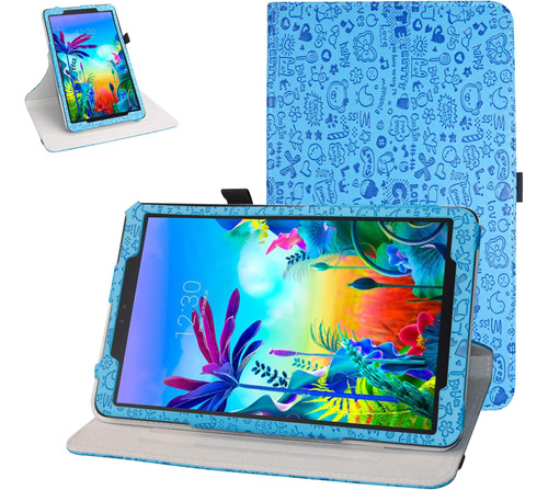 Bige Fund P/ LG G Pad 5 10.1 Funda Giratoria, Soporte 