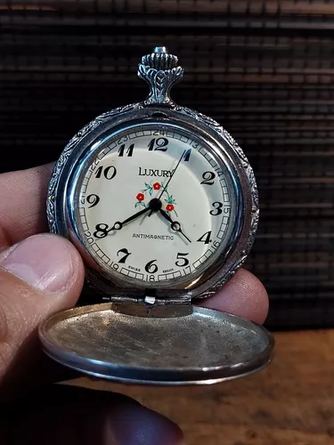 Reloj Bolsillo Marca Luxury De Cuarzo
