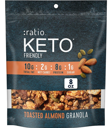 Cereal De Granola De Almendras Tostadas Ratio, 2 G De AzĂșcar