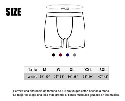 Boxer hombre talla xxl sale