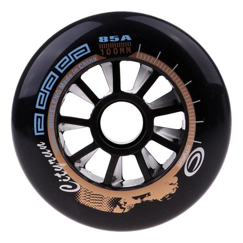 L Ruedas De Patines De Ruedas Para Negro07 100 Mm Negro07