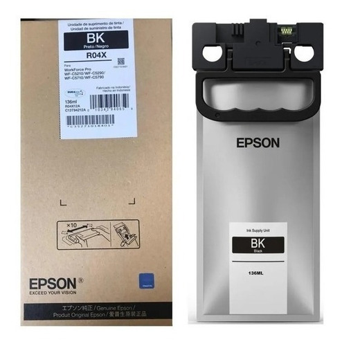 Tinta Epson T942 Negro Workforce Wf C5710 C5790 C5210 C5290