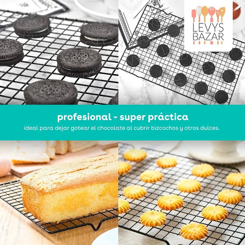 Imagen 2 de 8 de Rejilla Para Enfriar Posa Torta Galletas Baños De Repostería