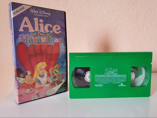 Vhs - Alice No País Das Maravilhas - Dublado