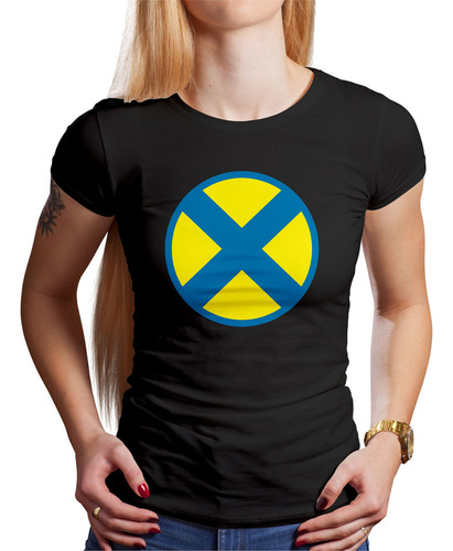 Polo Dama X-men Logo (d0435 Boleto.store)