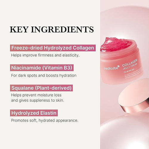 Creme De Gelatina De Colágeno Medicube 50ml Com Niacinamida