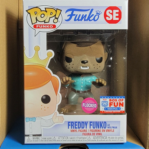 Freddy Funko As Wolfman Flocked - Sdcc 2020 (Usado)