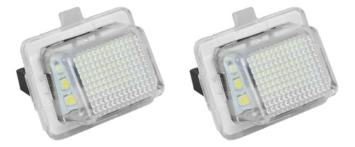 2 Luces De Matrícula De Coche Para W204/w212/w216/w221/w207