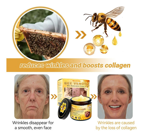 Crema Restauradora De Piel De Abeja Vlsvls, (1 Botella)