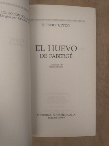 El Huevo De Fabergé - Robert Upton (Usado)