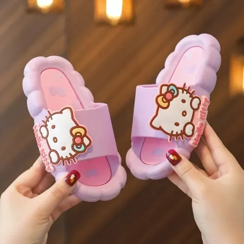 Sandalias Hello Kitty Chanclas De Gatita Kawaii Env o gratis