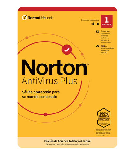 Norton Security Plus 3 Disp 1 Año