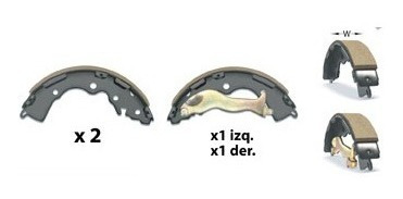 Imagen 1 de 2 de Jgo. Patines Hyundai Accent, Kia Rio