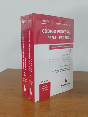 Código Procesal Penal Federal. Ley 27.063. 2 Tomos - Daray