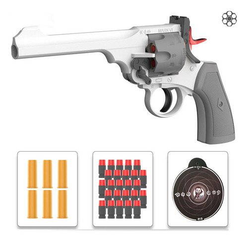 Revólver Wick Webley Toy Gun, Doblado En La Mitad, Que Arroj