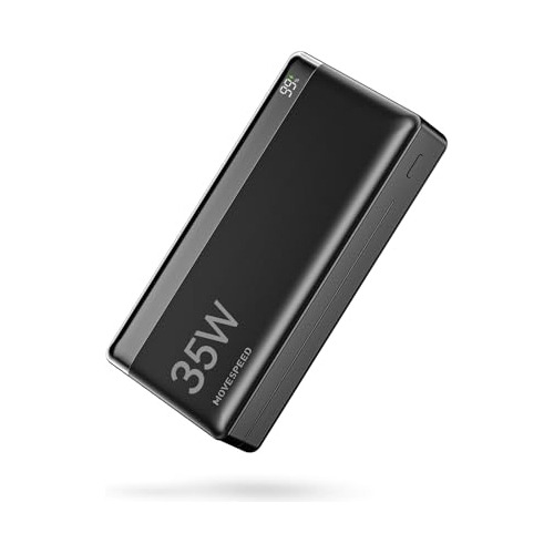 Move Speed Portable Charger 35w, 20000mah Power Bank Fast Ch