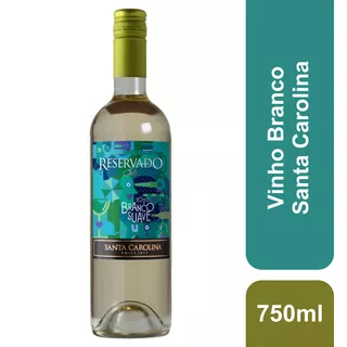 Vinho Branco Suave Chileno Reservado Em Garrafa De 750ml Santa Carolina