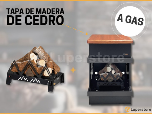 Estufa Hogar Calefactor Kamin Kompakt Y Fogon Atek 7500 C