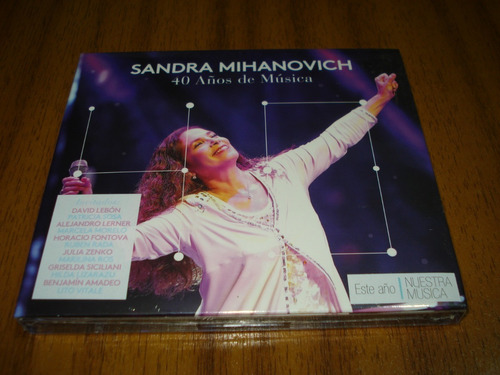 Cd+dvd Sandra Mihanovich / 40 Años De Musica (nuevo Y Sellad