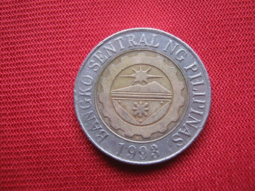 Imagen 2 de 2 de Filipinas 10 Piso 2001 Bimetálica