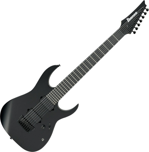 Guit Electrica Ibanez Rgixl7-bkf Iron Label 7cdas Negro Mate