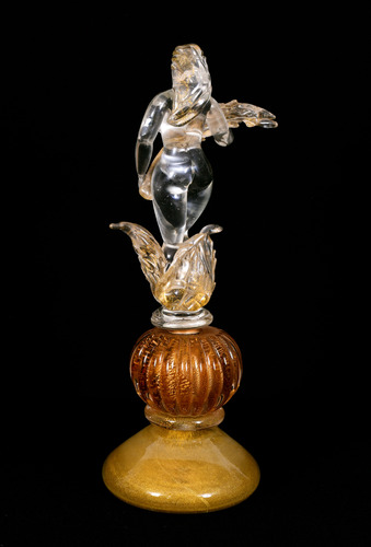 Deusa Ceres- Escultura Em Cristal Soufflé De Murano - Itália