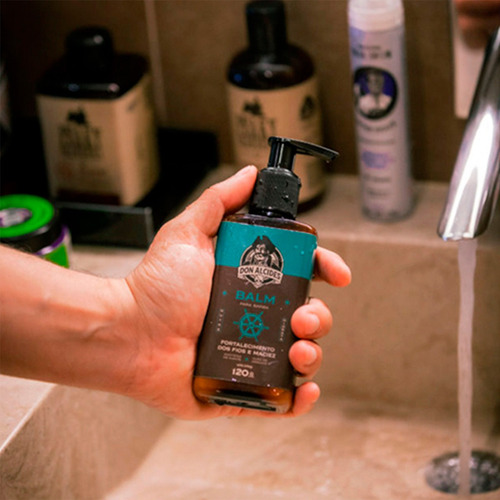 Kit 2x Balm Hidratante Barba Negra E Calico Jack Don Alcides