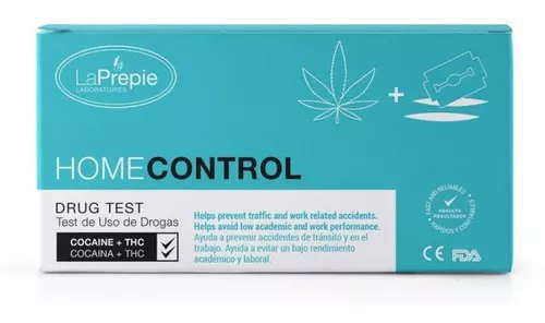 HOME CONTROL TEST DROGA COCAINA - PACK 25 UN., La Prepie