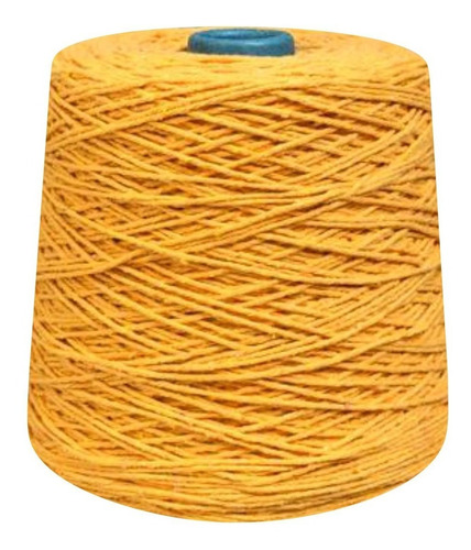 Barbante Colorido Número 4 Fios Para Crochê 1 Kg Prial Cor Amarelo Ouro