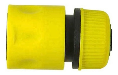 Engate Rápido 1/2 De Plástico C/ Passagem Livre Beltools Acabamento Fosco Cor Amarelo