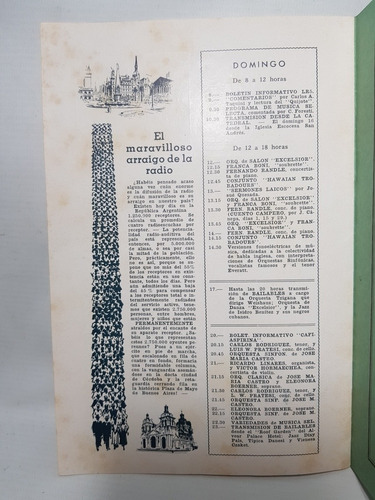 Imagen 5 de 10 de Antiguos Programas Radio Excelsior 1934 Lote X 3 Mag 58627