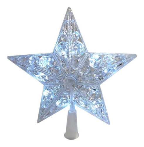 Estrella Para Pico De Árbol Led Blanca