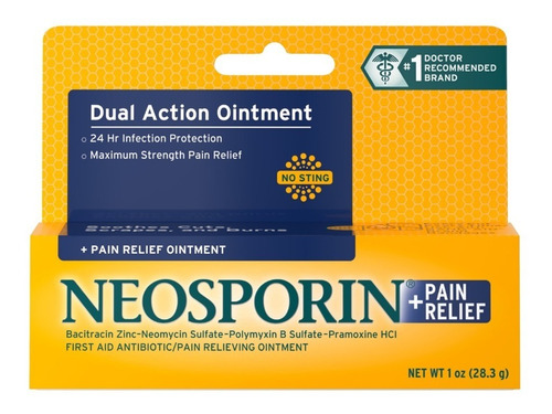 Pomada para aliviar el dolor Neosporin + 14,2 g