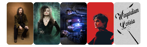 Pack 5 Separadores Magnéticos De Libros Harry Potter Multicolor Harry Potter 6