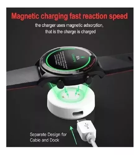 Cargador Magnetico Para Reloj Huawei Gt Gt2 Gte Cable Usb/c