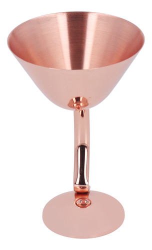 Copa De Martini De Acero Inoxidable, 150 Ml, Chapada En Cobr