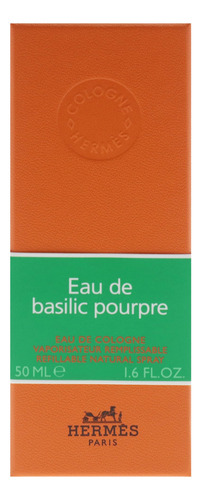 Perfume Hermes Eau De Basilic Pourpre Edc, 50 Ml, Para Mujer