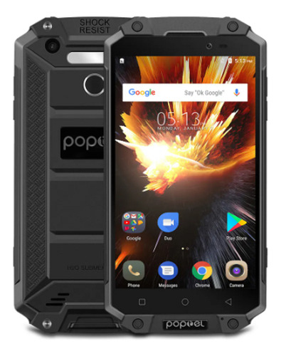 Poptel-teléfono Inteligente Resistente P9000max, 9000mah, 4g