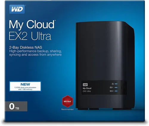 Servidor Nas Wd Diskless Mycloud Ex2 Ultra P/ Hdd, Sin Disco