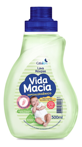 Kit Vida Macia Bebe 4 Lava Roupas Erva Doce + 4 Am Erva Doce