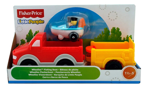 Little People Camioneta Con Trailer Y Bote Fisher Price