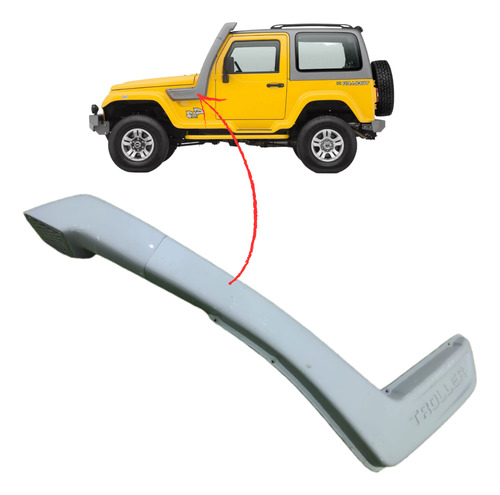 Snorkel Jeep Troller Em Fibra 2009 A 2013 Fabricamos