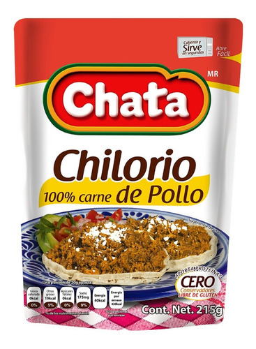 Chilorio Chata 100% Carne De Pollo - 215g