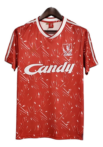 Camiseta Liverpool Local Retro Temporada 1989 - 90 Campeón
