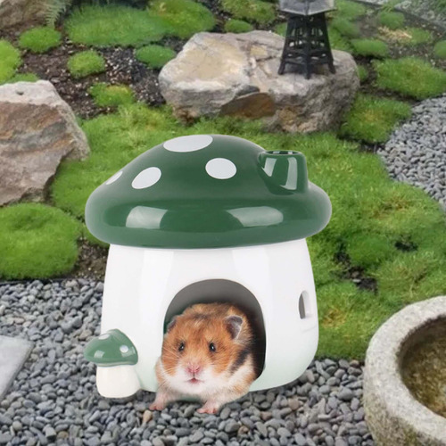 Hámster Escondite Casas Nido Para Dormir Talla S Verde
